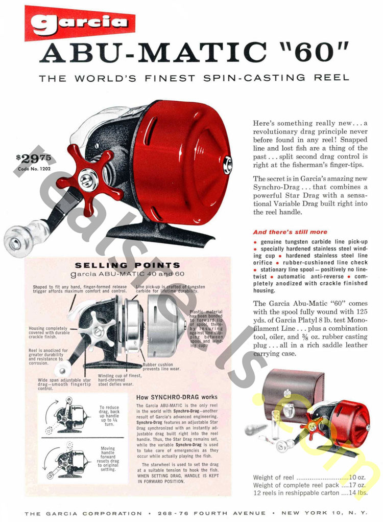 Armitage Spin O Matic Spinning Reel 1959 Parts Pamphlet on PopScreen