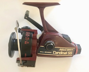 ABU ZEBCO CARDINAL 554 Spinning Reel Works As It Should vintage