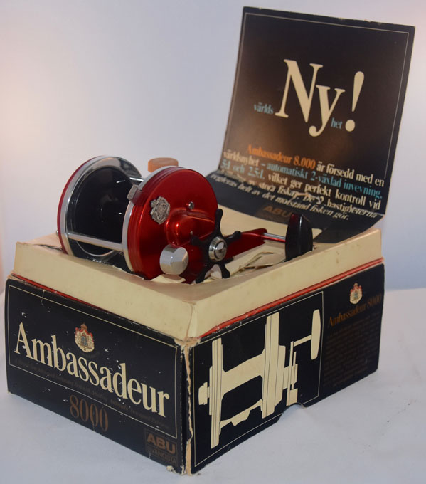 Ambassadeur of Sweden Fishing Reel in Case with Box - and