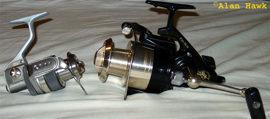 A SCARCE VINTAGE BOXED PEERLESS BAM 500 SEA SPINNING REEL (POSSIBLY THE  510-M)
